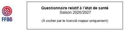 UBB - Questionnaire Santé Majeur